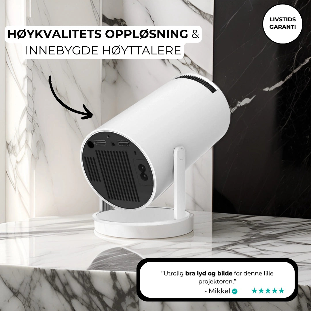 Premium Projector Pro™  - Din egen koselige hjemmekino